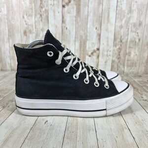 Converse Black and White High-Top Sneakers